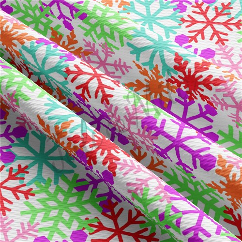 Christmas Liverpool Bullet Textured Stretch Solid Strip Thick Knit Jersey Fabric