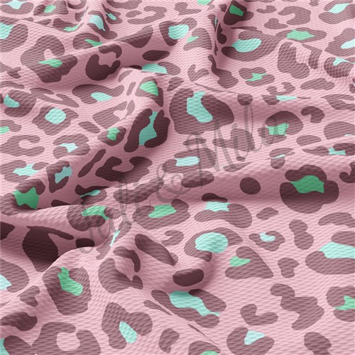 Printed Liverpool Bullet Textured Stretch Solid Strip Thick Knit Jersey Fabric