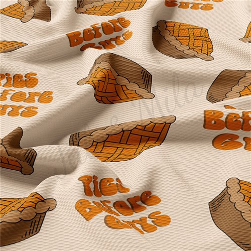 Pies Before Guys Thanksgiving Fall Autumn Printed Liverpool Liverpool AA914 & Get a Free $89.99 Embroidery Bundle