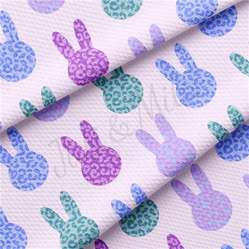 Easter East105 TBP101 Liverpool Bullet Textured Stretch Solid Strip Thick Knit Jersey Fabric