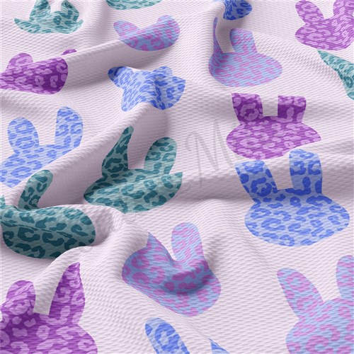 Easter East105 TBP101 Liverpool Bullet Textured Stretch Solid Strip Thick Knit Jersey Fabric
