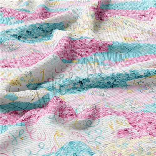 Easter Easter78 Liverpool Bullet Textured Stretch Solid Strip Thick Knit Jersey Fabric