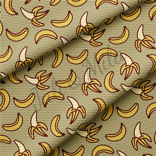 Bananas Printed Liverpool 4 Way Fabric Bananas3 & Get a Free $89.99 Embroidery Bundle