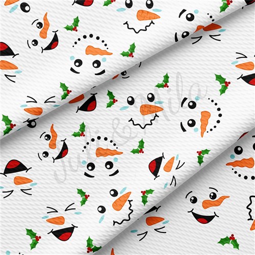 Christmas Printed Liverpool Bullet Textured Stretch Solid Strip Thick Knit Jersey Fabric