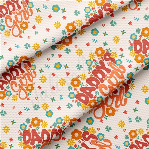 Printed Liverpool Fabric AA2516 Daddy's Girl & Get a Free $89.99 Embroidery Bundle