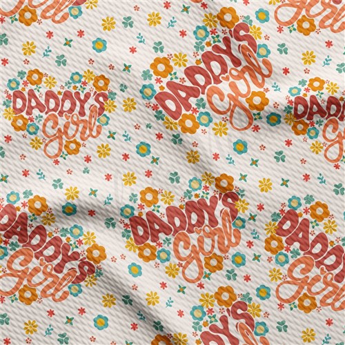Printed Liverpool Fabric AA2516 Daddy's Girl & Get a Free $89.99 Embroidery Bundle