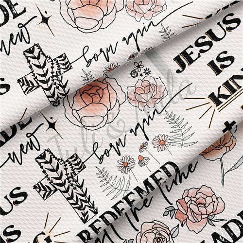 Easter TBP102 Liverpool Bullet Textured Stretch Solid Strip Thick Knit Jersey Fabric