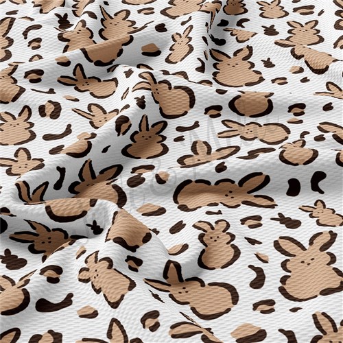 Easter AA1286 Liverpool Bullet Textured Stretch Solid Strip Thick Knit Jersey Fabric