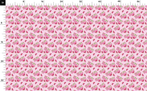 One in a Melon Printed Liverpool Bullet Textured Stretch Solid Strip Thick Knit Jersey Fabric