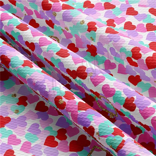 Liverpool Bullet Textured Stretch Solid Strip Thick Knit Jersey Fabric