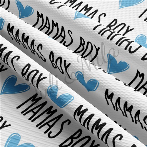 Mamas Boy Printed Liverpool Bullet Textured Stretch Solid Strip Thick Knit Jersey Fabric