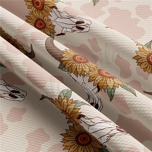 Boho Western Printed Liverpool Fabric AA2170 & Get a Free $89.99 Embroidery Bundle