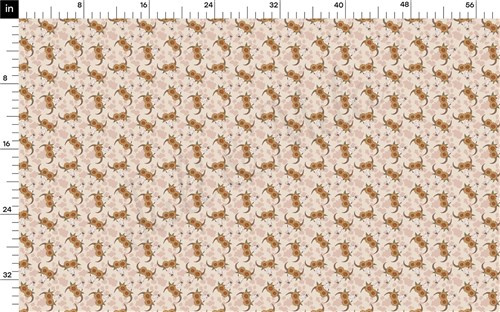 Boho Western Printed Liverpool Fabric AA2170 & Get a Free $89.99 Embroidery Bundle