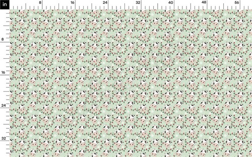 Cow Christmas trees Liverpool Bullet Textured Stretch Solid Strip Thick Knit Jersey Fabric