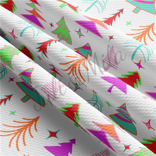 Christmas Liverpool Bullet Textured Stretch Solid Strip Thick Knit Jersey Fabric