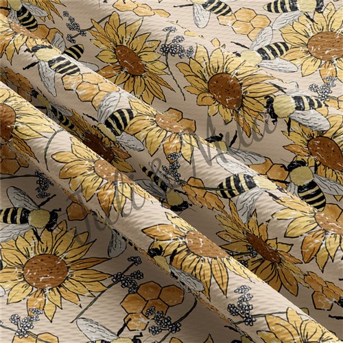 Printed Liverpool 4 Way Fabric bees2 & Get a Free $89.99 Embroidery Bundle