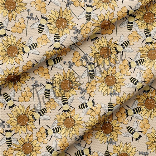 Printed Liverpool 4 Way Fabric bees2 & Get a Free $89.99 Embroidery Bundle