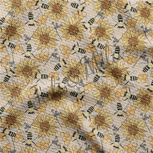 Printed Liverpool 4 Way Fabric bees2 & Get a Free $89.99 Embroidery Bundle