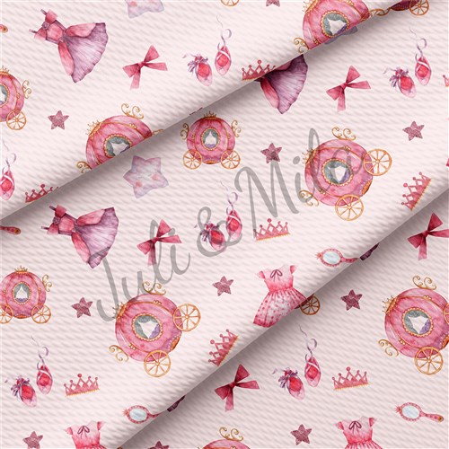 Printed Liverpool Fabric (princess2) & Get a Free $89.99 Embroidery Bundle