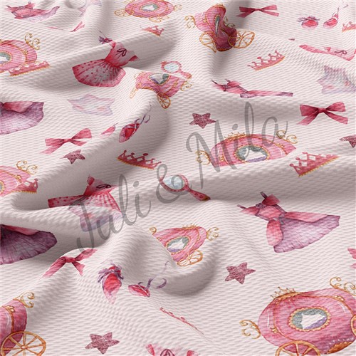 Printed Liverpool Fabric (princess2) & Get a Free $89.99 Embroidery Bundle