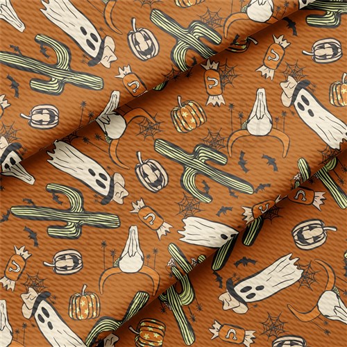 Fall Autumn Boho Ghosts Halloween Printed Liverpool helloween AA1880 & Get a Free $89.99 Embroidery Bundle