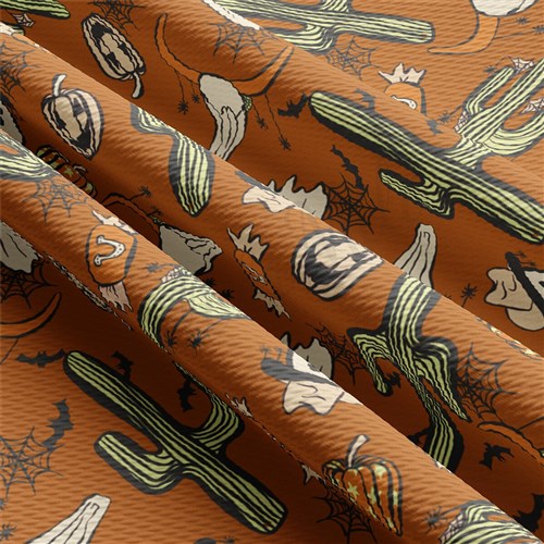 Fall Autumn Boho Ghosts Halloween Printed Liverpool helloween AA1880 & Get a Free $89.99 Embroidery Bundle