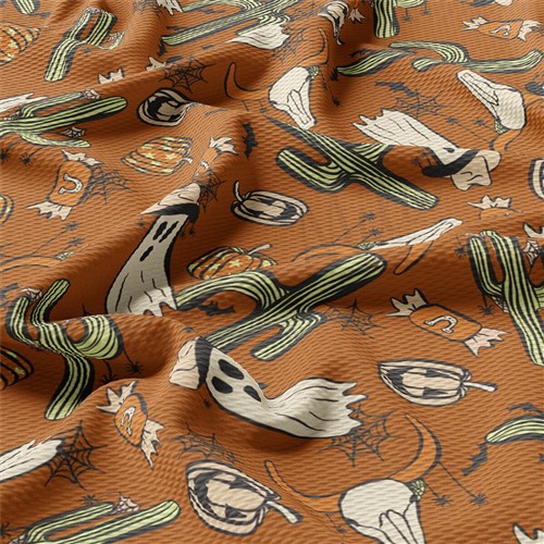 Fall Autumn Boho Ghosts Halloween Printed Liverpool helloween AA1880 & Get a Free $89.99 Embroidery Bundle