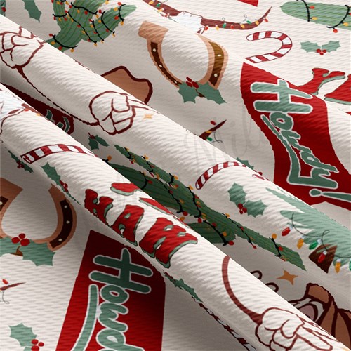 Christmas Printed Liverpool Fabric AA2157 & Get a Free $89.99 Embroidery Bundle