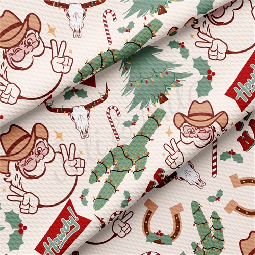Christmas Printed Liverpool Fabric AA2157 & Get a Free $89.99 Embroidery Bundle