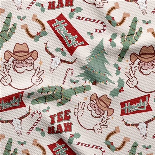 Christmas Printed Liverpool Fabric AA2157 & Get a Free $89.99 Embroidery Bundle