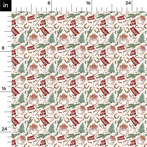 Christmas Printed Liverpool Fabric AA2157 & Get a Free $89.99 Embroidery Bundle
