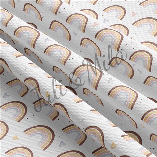 Rainbow Printed Liverpool Egg Bunny Pastel(E34) & Get a Free $89.99 Embroidery Bundle