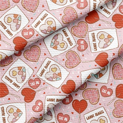 Valentine's Day Printed Liverpool Fabric AA2089 & Get a Free $89.99 Embroidery Bundle