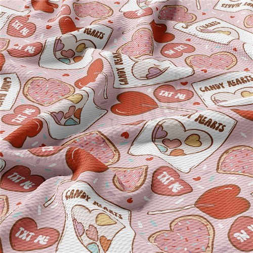 Valentine's Day Printed Liverpool Fabric AA2089 & Get a Free $89.99 Embroidery Bundle