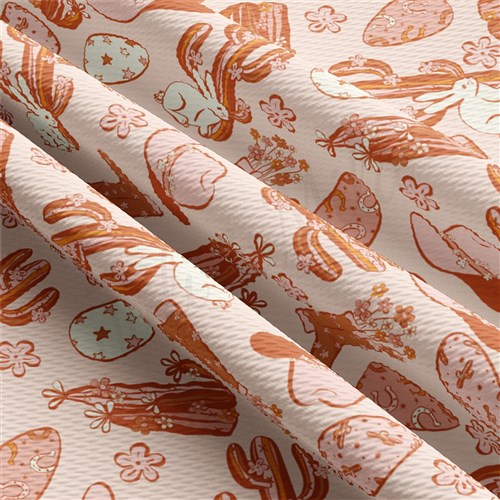 Easter Liverpool Bullet Textured Stretch Solid Strip Thick Knit Jersey Fabric
