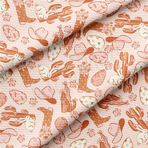 Easter Liverpool Bullet Textured Stretch Solid Strip Thick Knit Jersey Fabric