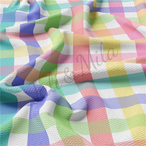 Easter cell15 Liverpool Bullet Textured Stretch Solid Strip Thick Knit Jersey Fabric