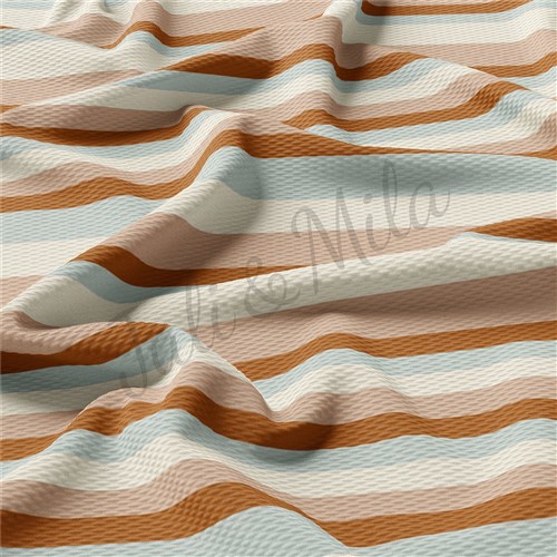 Easter East93 TBP101 Liverpool Bullet Textured Stretch Solid Strip Thick Knit Jersey Fabric