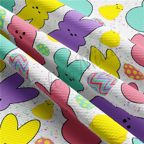 Easter Easter60 Liverpool Bullet Textured Stretch Solid Strip Thick Knit Jersey Fabric