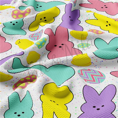 Easter Easter60 Liverpool Bullet Textured Stretch Solid Strip Thick Knit Jersey Fabric