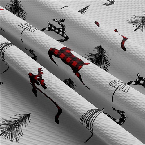 Christmas Printed Liverpool Fabric AA2085 & Get a Free $89.99 Embroidery Bundle