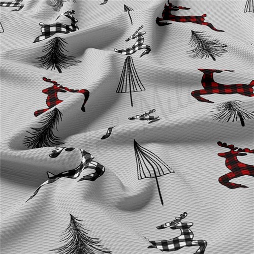 Christmas Printed Liverpool Fabric AA2085 & Get a Free $89.99 Embroidery Bundle