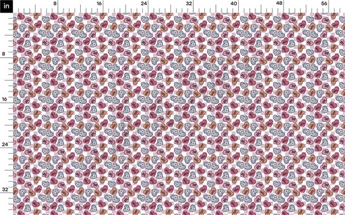 Valentine's Day Printed Liverpool Bullet Textured Stretch Solid Strip Thick Knit Jersey Fabric
