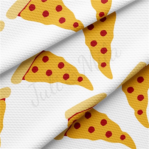 Pizza Liverpool Bullet Textured Stretch Solid Strip Thick Knit Jersey Fabric