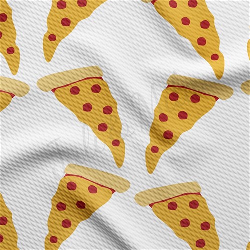 Pizza Liverpool Bullet Textured Stretch Solid Strip Thick Knit Jersey Fabric