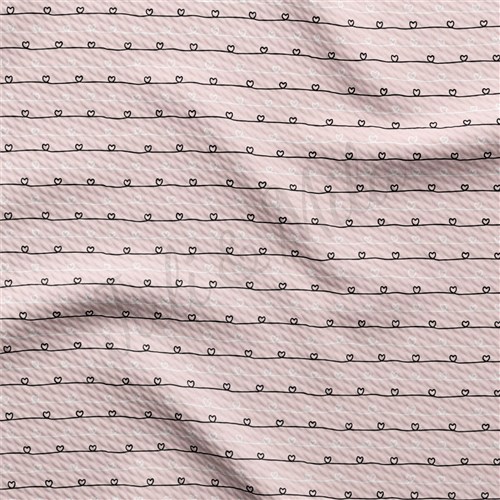 Valentine's Day Liverpool Bullet Textured Stretch Solid Strip Thick Knit Jersey Fabric