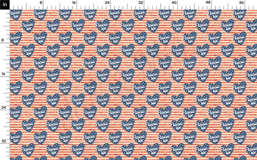 American Patriotic 4th of July Printed Liverpool AA1410 & Get a Free $89.99 Embroidery Bundle