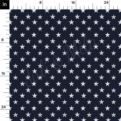 4th of July Navy Stars Patriotic Printed Liverpool AA1533 & Get a Free $89.99 Embroidery Bundle