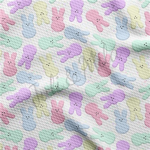 Easter Easter76 Liverpool Bullet Textured Stretch Solid Strip Thick Knit Jersey Fabric