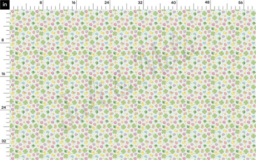 St. Patrick's Day Printed Liverpool Bullet Textured Stretch Solid Strip Thick Knit Jersey Fabric